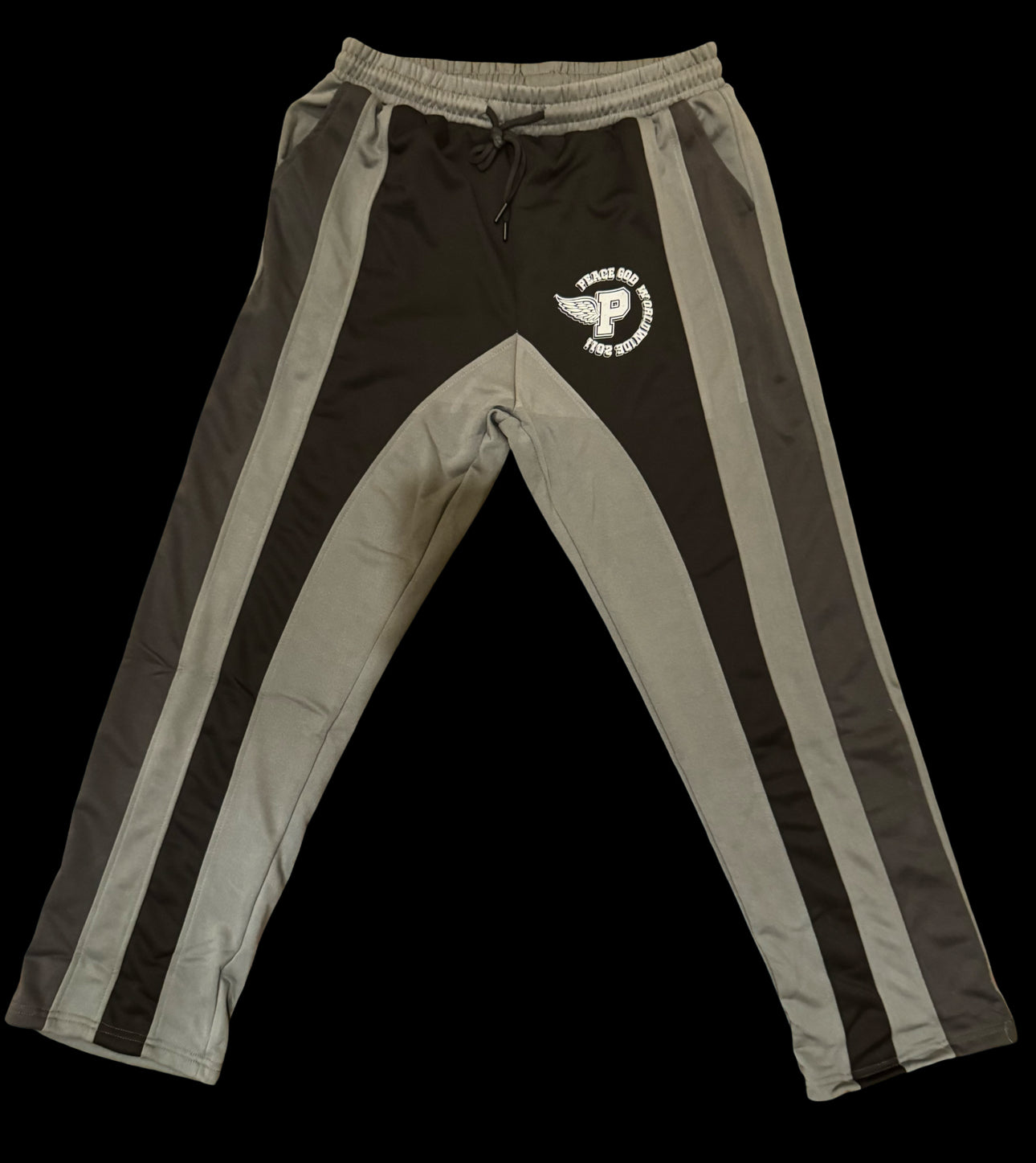 PeaceGod “Grey Glide Track Pants”