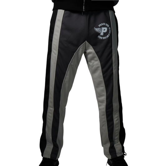 PeaceGod “Grey Glide Track Pants”